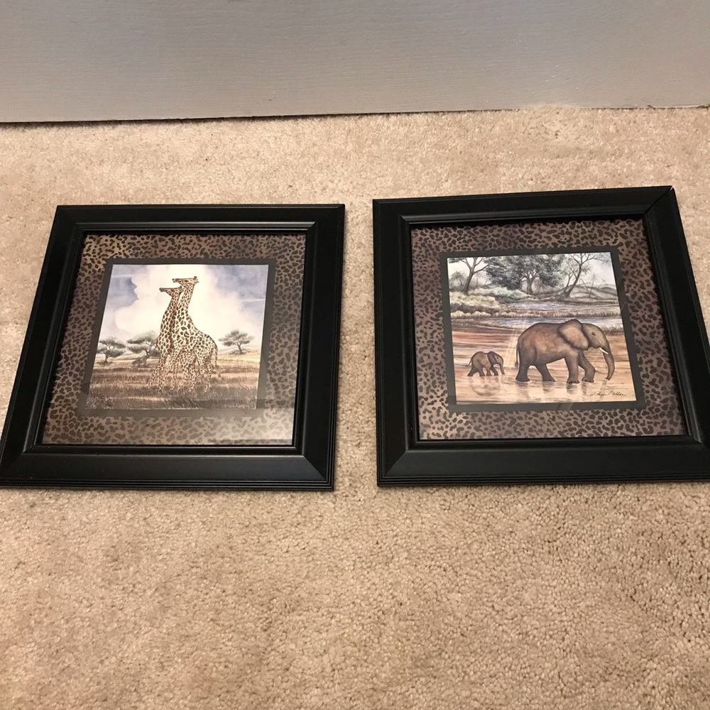 A. Renée Dollar safari prints- elephant & giraffe